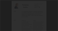 Desktop Screenshot of nicholasandre.com